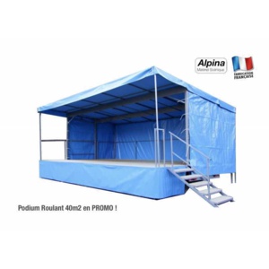 PROMO : Podium Roulant de 40m2 PROMO : Podium Roulant de 40m2